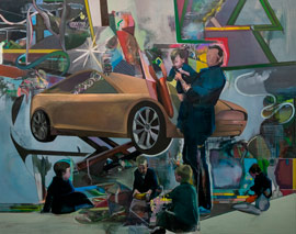 'Datenträger' Öl auf Leinwand 150x190cm 2019 'Datenträger' Öl auf Leinwand 150x190cm 2019