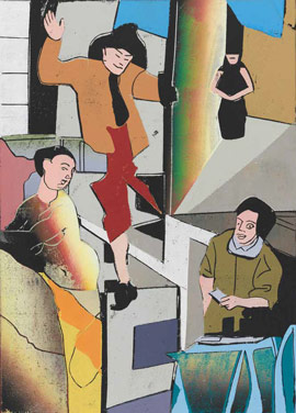 Heiko Herrmann 'Früchte des Zorns' 2019 Acryl auf Leinwand 60 x 70 cm Heiko Herrmann 'Früchte des Zorns' 2019 Acryl auf Leinwand 60 x 70 cm